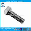 China Supplier In Stock ASME/ANSI B 18.2.3.3M-2001 stainless steel Hexagon head bolts with full thread